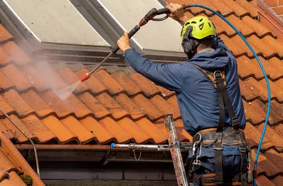 Démoussage et hydrofuge de toiture à Bascous